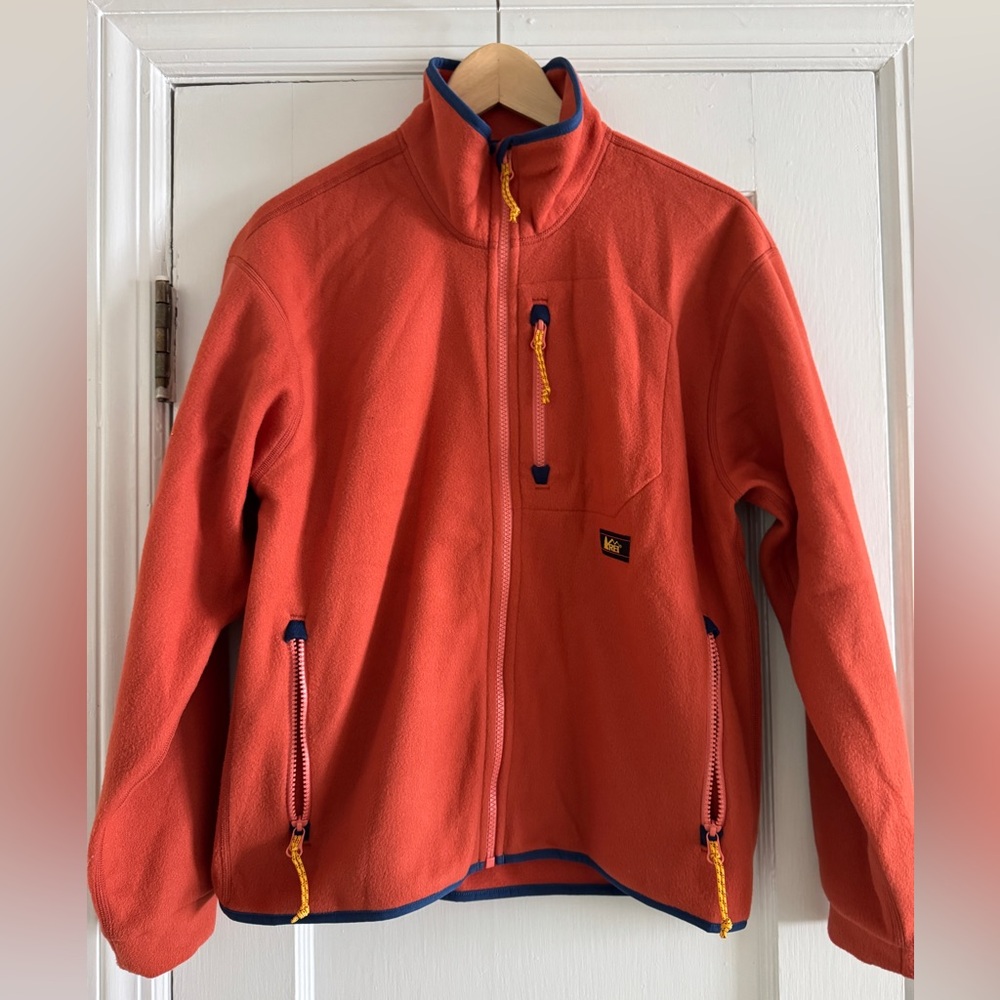 REI Vintage Style Full Zip Fleece Jacket